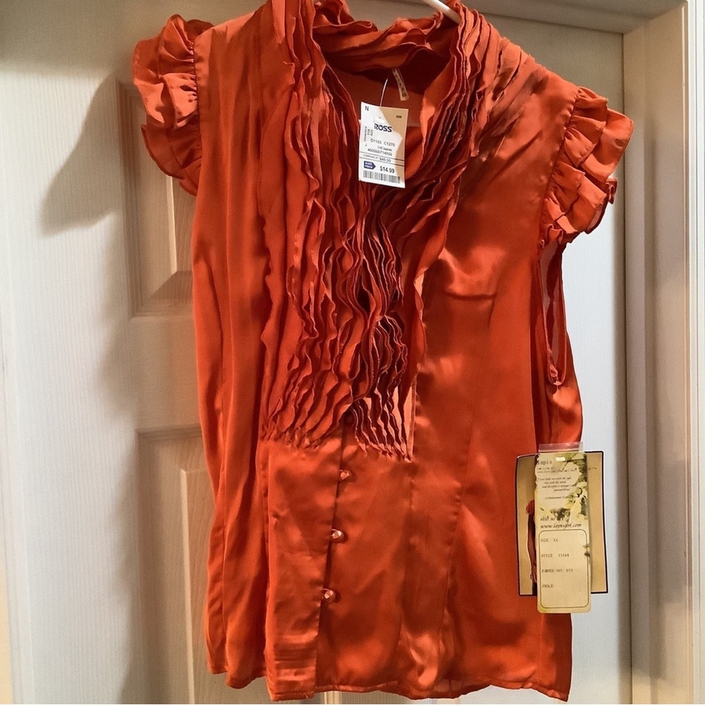 Lapis Ruffle Blouse - Picture 5 of 5